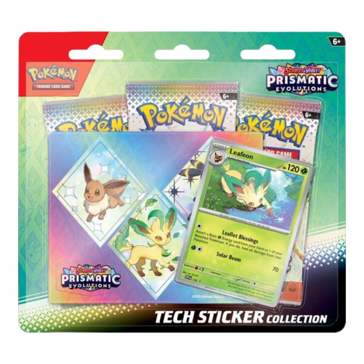 Prismatic Evolutions Tech Sticker Collection [Leafeon]