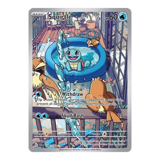 Squirtle 148/142 Stellar Crown Pokemon card - PSA 10